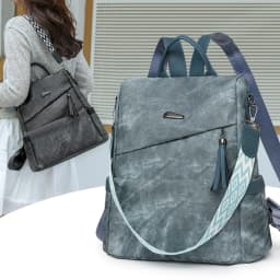 High Quality Pu Leather Backpack Women Ladies Shoulder Bag Designer Fashion Daypack Large Capacity School Bag for Girls