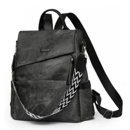 High Quality Pu Leather Backpack Women Ladies Shoulder Bag Designer Fashion Daypack Large Capacity School Bag for Girls
