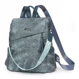 High Quality Pu Leather Backpack Women Ladies Shoulder Bag Designer Fashion Daypack Large Capacity School Bag for Girls