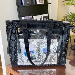 Y2K Cute Japanese Ins Ita Bag Lolita Girl Transparent Tote Crossbody Bag Large Capacity Casual Shoulder Bag DIY Display Handbags