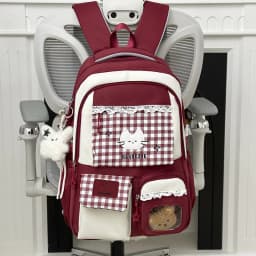 Girl School Bag Backpack Back Pack For Teenager Women Children Female Pink Schoolbag Primary High Bagpack Class Teens Child Kids