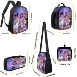 1/2/3/4/5PCS K-POP girl group pattern backpack set The perfect gift for kpop fans