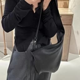 2025 New Bubble Horn Tote Bag - Minimalist Black Crossbody Shoulder Bag with Zipper Closure, Everyday Casual & Professional Use