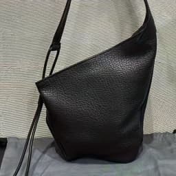 2025 New Bubble Horn Tote Bag - Minimalist Black Crossbody Shoulder Bag with Zipper Closure, Everyday Casual & Professional Use