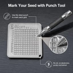 1 Pure Titanium Password Book and 1 Stainless Steel Carving Pen Suitable for Bitcoin, Dogecoin, Cryptocurrency Password Storage
