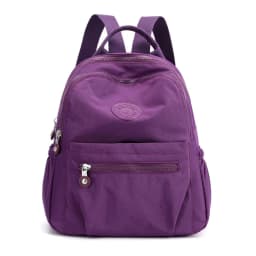Trendy Women Oxford Mini Backpack Canvas Rucksack Mommy Travel Bag Durable Portable for Outdoor Daily Casual Shopping Trip Use