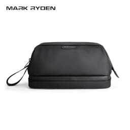 MARK RYDEN Wet and Dry Separation Toiletry Bag Double-layer Travel Dopp Kit with Quick-access Handle
