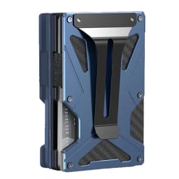 Magnetic Phone Wallet Compatible with Apple MagSafe-Metal Card Holder with AirTag Holder, RFID Blocking & Money Clip Mag Safe Wa