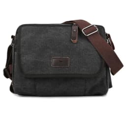 Vintage Canvas Multi-functional Casual Messenger Bag Men's Leisure Shoulder Crossbody Satchel Small for Male