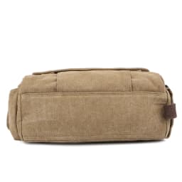 Vintage Canvas Multi-functional Casual Messenger Bag Men's Leisure Shoulder Crossbody Satchel Small for Male