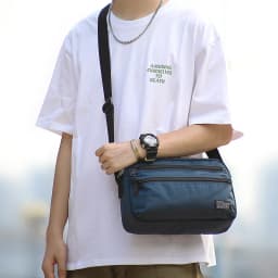 Minimalist Crossbody Sling Bag for Men, Japanese Inspired Messenger Bag, Durable Waterproof, Travel & Daily Use, Unisex
