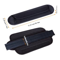 2 Pack Non-Slip Universal Shoulder Pads, Thick Backpack Strap Pads for Shoulder Bags, Guitar Straps, Computer Bags, etc., Remova