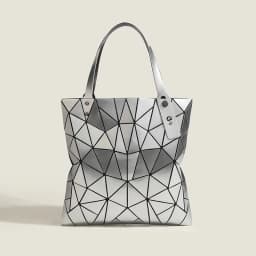 2026 Summer New Trendy Geometric Patchwork Rhombus Tote Bag Versatile Large Capacity Floral Handbag Shoulder Shopping Bag