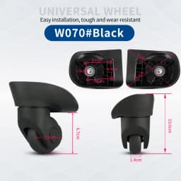 Adapt to for American Tourister 76A Luggage Wheel Accessories Roller Hongsheng A20 Caster Pulley Trolley Suitcase Universal Whee