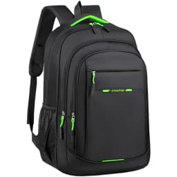 Comfort Padded Business Laptop Backpack Men Oxford Cloth Rucksack With Luggage Strap for School Work Outdoor Trip