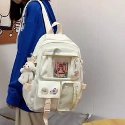 Fashion Girls Backpack New Large Capacity Korean Style Women Backpacks Cute Student School Backpack Versatile Women's Bag