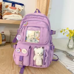Fashion Girls Backpack New Large Capacity Korean Style Women Backpacks Cute Student School Backpack Versatile Women's Bag
