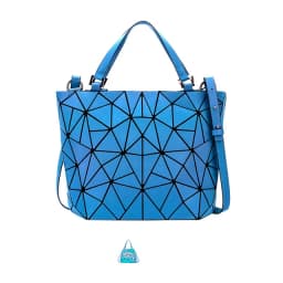 Luminous Bag Sequins Geometric Bags for Women 2024 Quilted Shoulder Bags Laser Plain Folding Female Handbags Bolsa Feminina