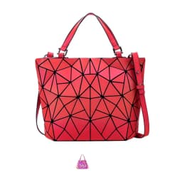 Luminous Bag Sequins Geometric Bags for Women 2024 Quilted Shoulder Bags Laser Plain Folding Female Handbags Bolsa Feminina