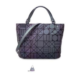 Luminous Bag Sequins Geometric Bags for Women 2024 Quilted Shoulder Bags Laser Plain Folding Female Handbags Bolsa Feminina