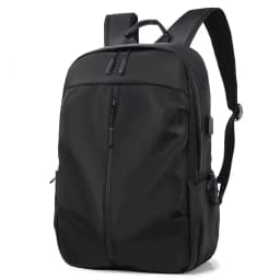 Men's water-resistant backpack with spacious compartments, perfect for laptops, travel, business, and student use