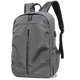 Men's water-resistant backpack with spacious compartments, perfect for laptops, travel, business, and student use