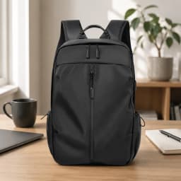 Men's water-resistant backpack with spacious compartments, perfect for laptops, travel, business, and student use