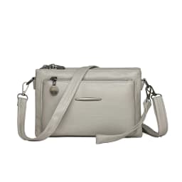 Solid Color Simple Retro Women's Small Crossbody Bag Soft PU Leather Multi-layered Shoulder Bag Casual Large Capacity Sling Bag