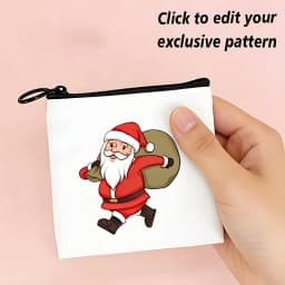 10-pack, DIY Customizable Coin Purse with Your Logo/Image – Women's Purse, Unisex Purse, Girls' Purse