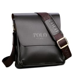Men's Trendy Inclined Shoulder Bag Leisure Business Single Shoulder Polo Vertical Bag