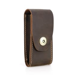 Genuine Leather EDC Organizer Sheath Handmade Tactical Tool Mini Pouch Holster with Belt Clip Storage Bag