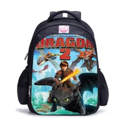 Cartoon How to Train Your Dragon School Bag for Girls Boys Orthopedic Primary Schoolbag Folded Children School Bag for Kids