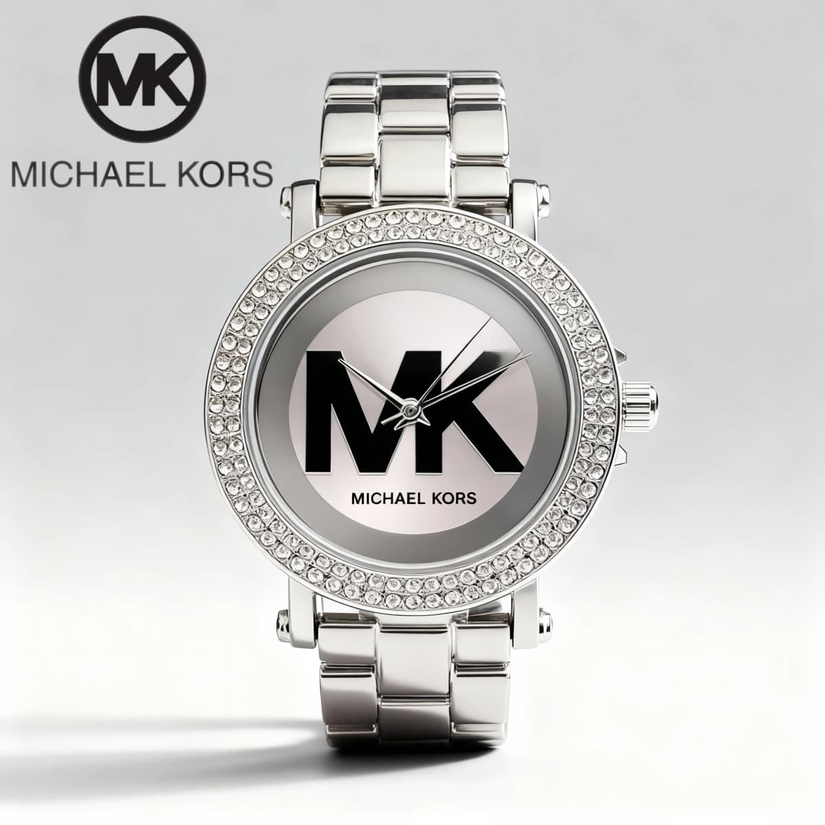 2026 Brand New Michael Kors Women's Stainless Steel Quartz Watch MK Bag, Luxury Design, High-Quality Elegant Gift for Women