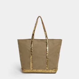 2025 Women's New Retro Shoulder Crossbody Bag Casual Handbag Canvas Shoulder Bag Sequin Large Capacity Tote Bag