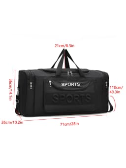 1 Piece Multi-Pocket Crossbody Travel Bag with Extra-Large Capacity Luggage Bag