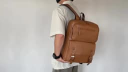 Fashion Men Backpack PU Leather Bagpack Large Laptop Backpacks Male Mochilas Black Schoolbag For Teenagers Boys Brown Sac A Dos