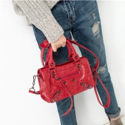 Women Motorcycle Tote Bag Large Capacity Shoulder Handbag Crossbody Bag Retro City Style Commuter Travel Bag