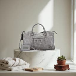 Women Motorcycle Tote Bag Large Capacity Shoulder Handbag Crossbody Bag Retro City Style Commuter Travel Bag