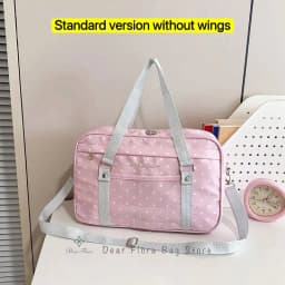Y2K Anime Convention Polka Dot Ita Shoulder Bag 2D Crossbody Bag Cute Girl Transparent Bag Otaku DIY Comic Display Messenger Bag