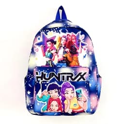 Rose Red 10-Inch Lightweight Backpack Rumi Mira Zoey Saja School Bag for Boys And Girls Moch