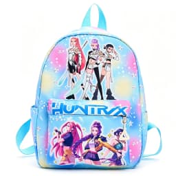 Rose Red 10-Inch Lightweight Backpack Rumi Mira Zoey Saja School Bag for Boys And Girls Moch
