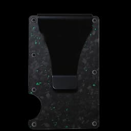 Carbon Fiber Card Holder with Forged Pattern, Metal Card Case, Card Sleeve, Simple Ultra-Thin Anti-Scan Credit Card Box