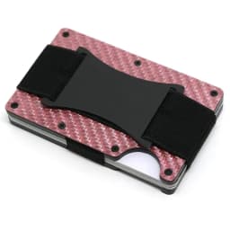 Carbon Fiber Card Holder with Forged Pattern, Metal Card Case, Card Sleeve, Simple Ultra-Thin Anti-Scan Credit Card Box