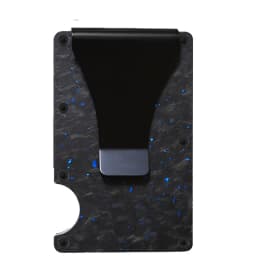 Carbon Fiber Card Holder with Forged Pattern, Metal Card Case, Card Sleeve, Simple Ultra-Thin Anti-Scan Credit Card Box
