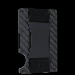 Carbon Fiber Card Holder with Forged Pattern, Metal Card Case, Card Sleeve, Simple Ultra-Thin Anti-Scan Credit Card Box