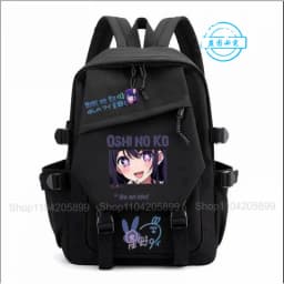 OSHI NO KO Backpack The Child I Recommended Anime Mochila Student School Bag Girls Gift Cute Daily Travel Rucksack