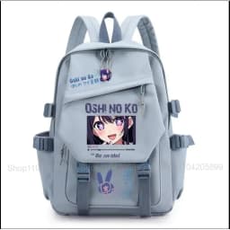 OSHI NO KO Backpack The Child I Recommended Anime Mochila Student School Bag Girls Gift Cute Daily Travel Rucksack