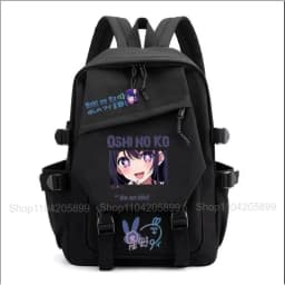 OSHI NO KO Backpack The Child I Recommended Anime Mochila Student School Bag Girls Gift Cute Daily Travel Rucksack