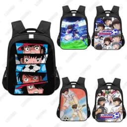 14/16 inch Manga Captain Tsubasa Backpack Men Rucksack Student School Bags for Teenager Daypack Laptop Backpacks Book Bag