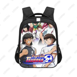 14/16 inch Manga Captain Tsubasa Backpack Men Rucksack Student School Bags for Teenager Daypack Laptop Backpacks Book Bag